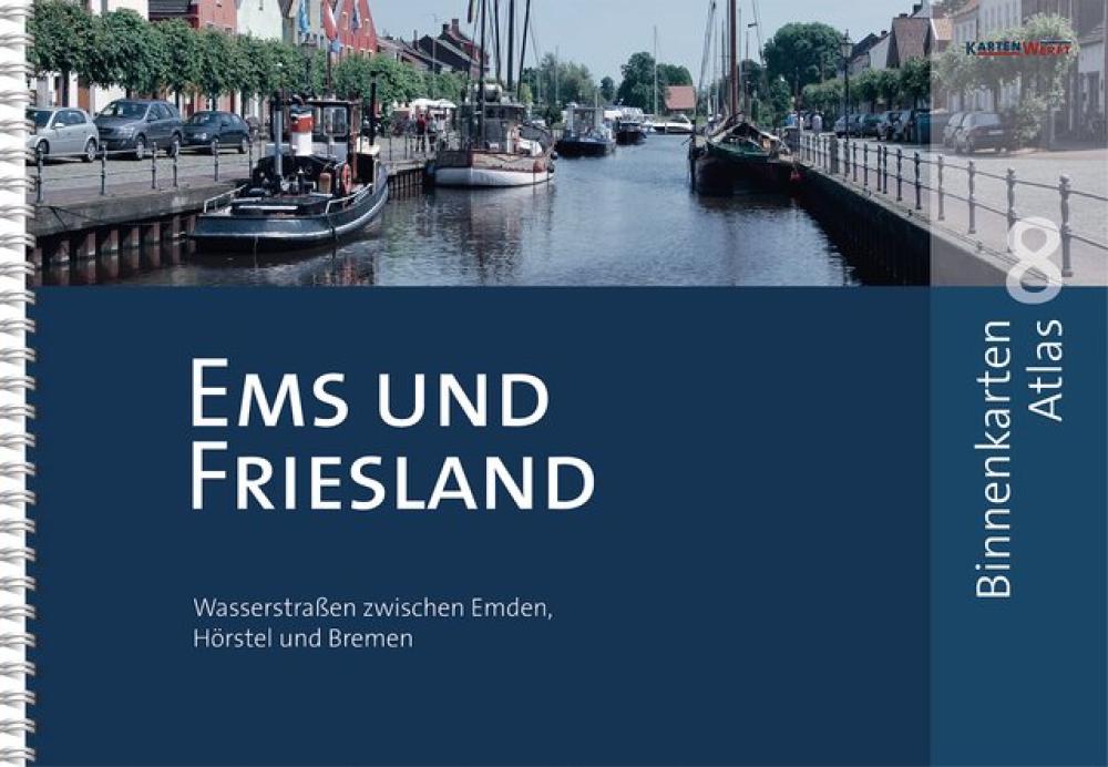 Kartenwerft Binnen Atlas 8 Friesland Ems